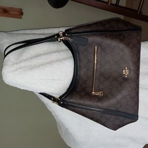 Coach brown/black shoulder bag